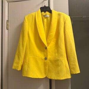 Kasper Women's Vibrant Yellow Suit Jacket
